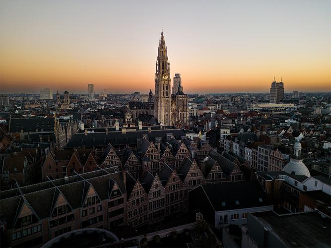 Cathedral of our Lady, Antwerp [Drone]