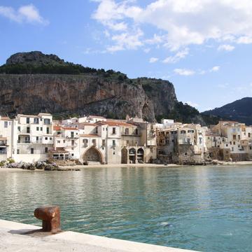 Cefalu Old Port, Italy