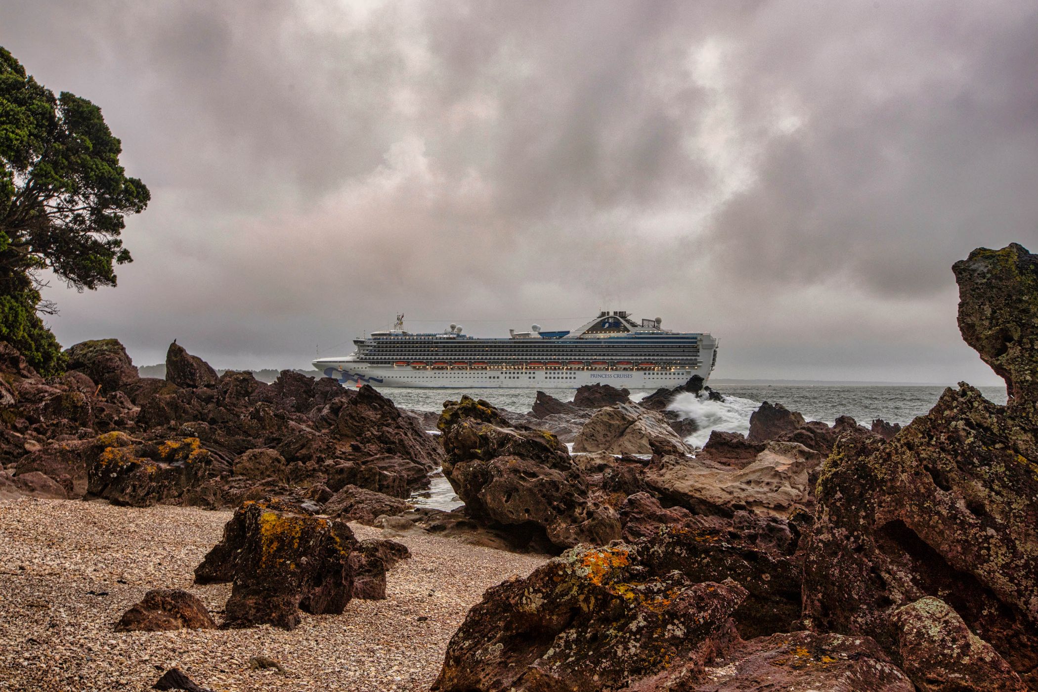 Cruise Ship, Mount Maunganui, North Island, New Zealand