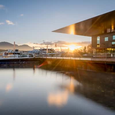 Lucerne Jetty and Concert Hall, Switzerland