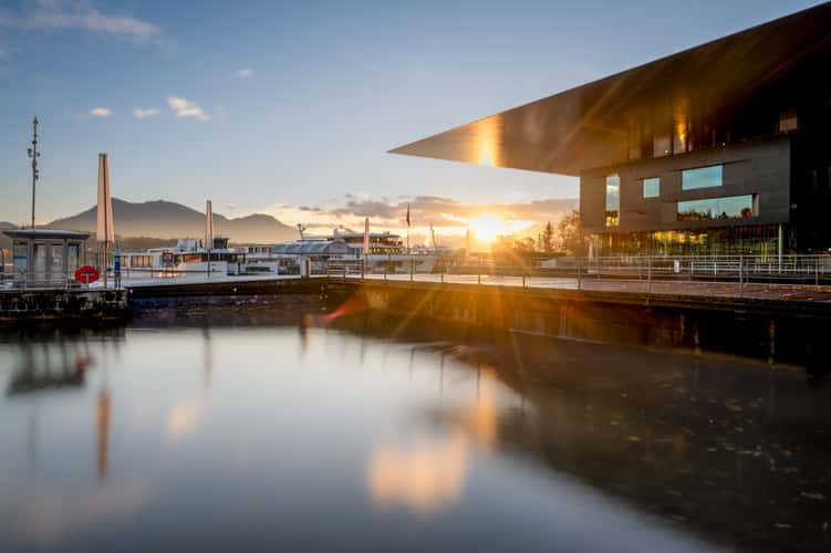 Lucerne Jetty and Concert Hall