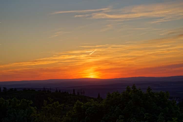 View from Rock formation Königsstuhl