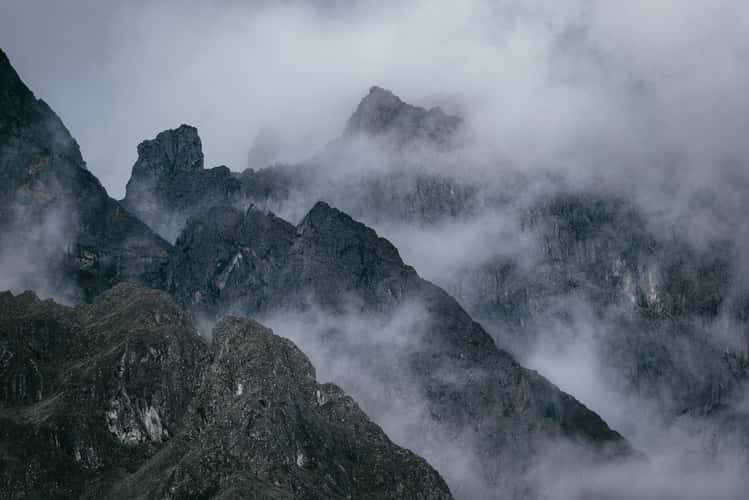 Hiking trail behind Inti Punku, Cusco Region