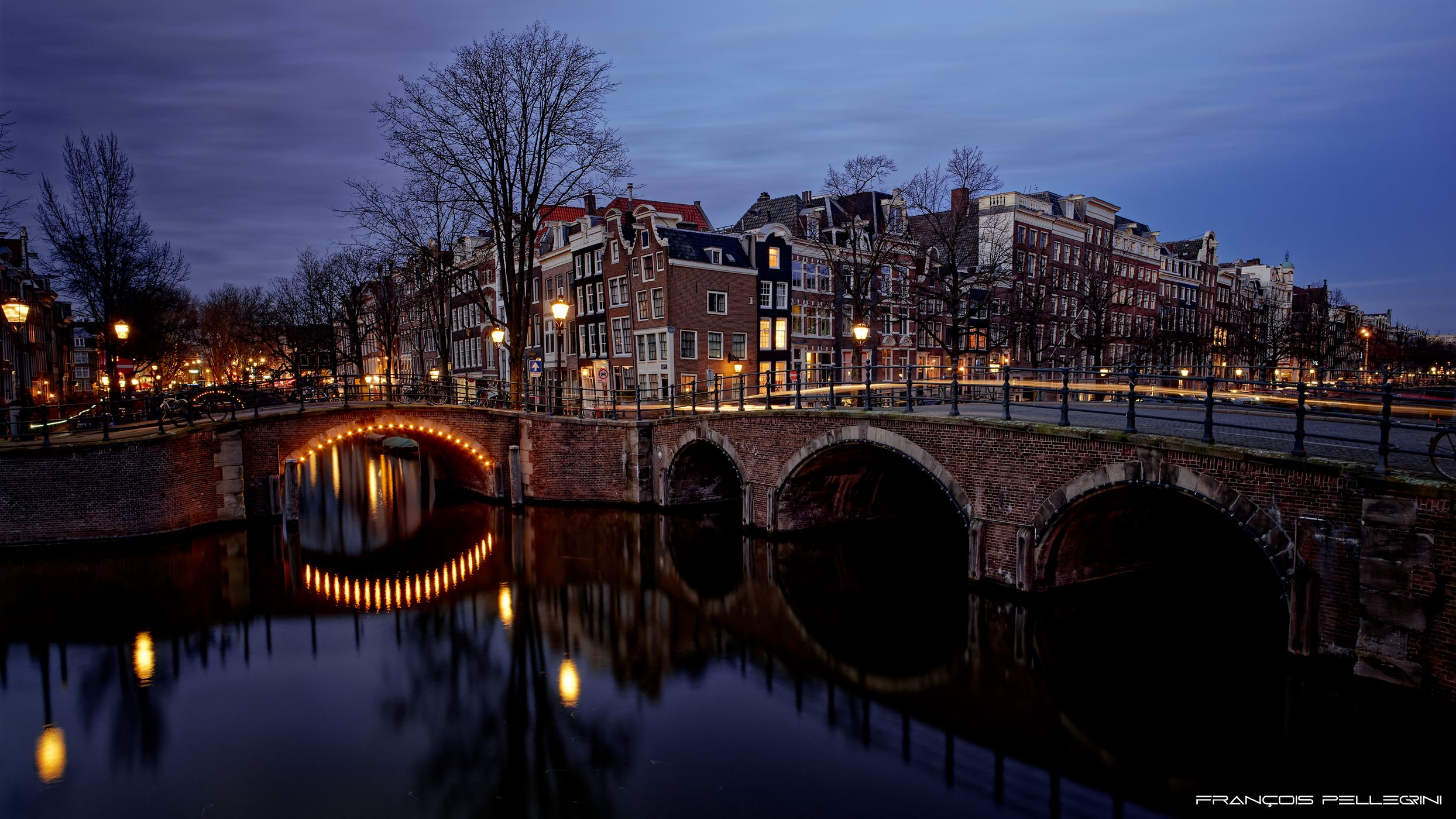 Keizersgracht and Reguliersgracht Intersection, Netherlands