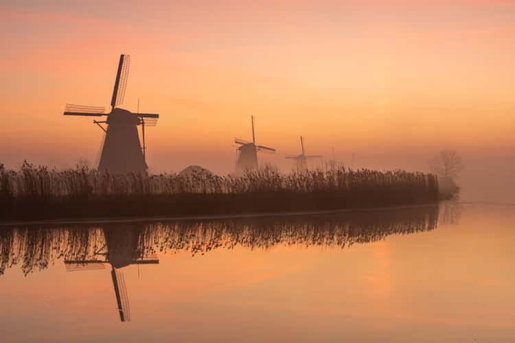 Windmills, Kinderdijk UNESCO World Heritage