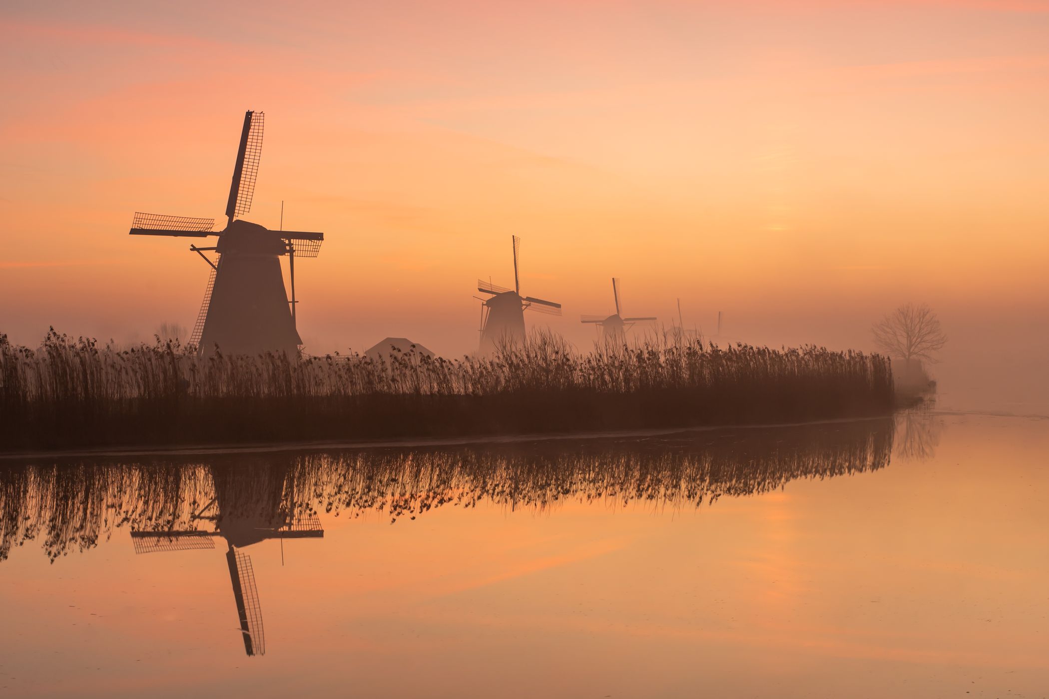 Windmills, Kinderdijk UNESCO World Heritage, Netherlands