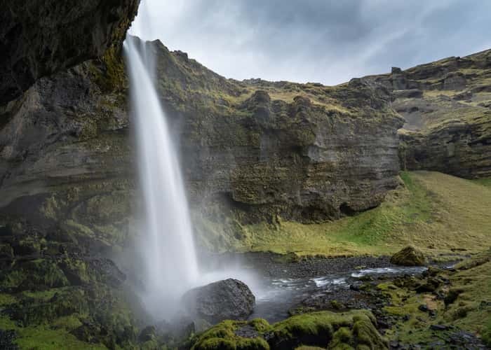 Kvernufoss, the hidden waterfall near Skógafoss