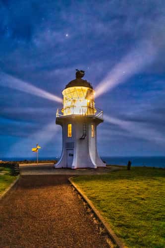 Light Beams Lighthouse, Cape Reinga, North Island