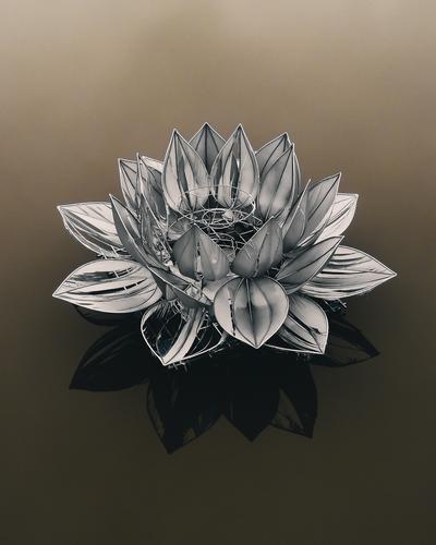 Lotus Flower Fountain Ninh Binh [Drone]