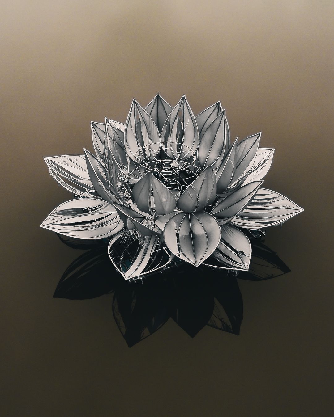 Lotus Flower Fountain Ninh Binh, Vietnam