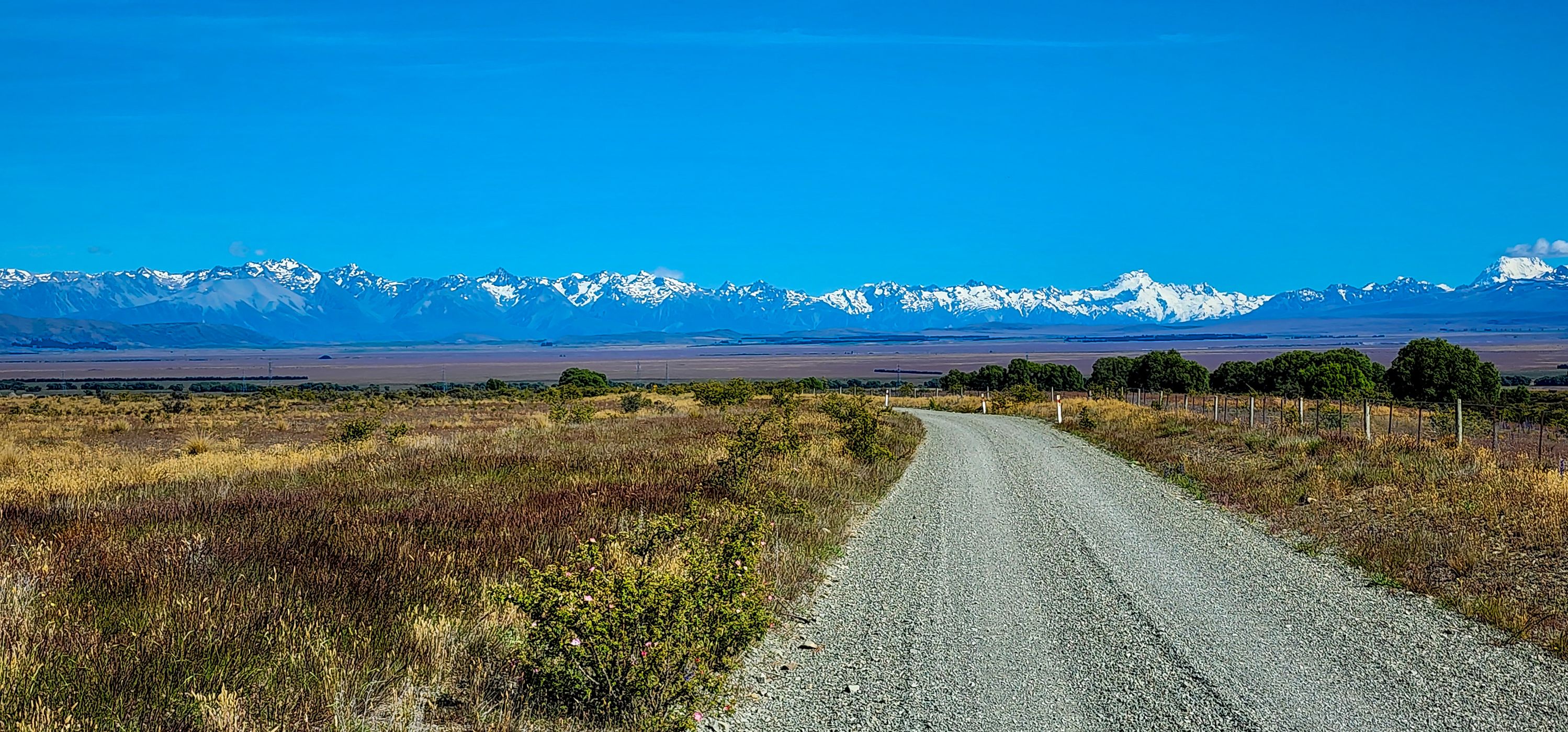 Mackenzie Pass  Road, Otago, New Zealand