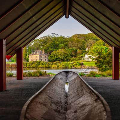 Maori Canoe, Stone Store, Kerikeri, North Island, New Zealand