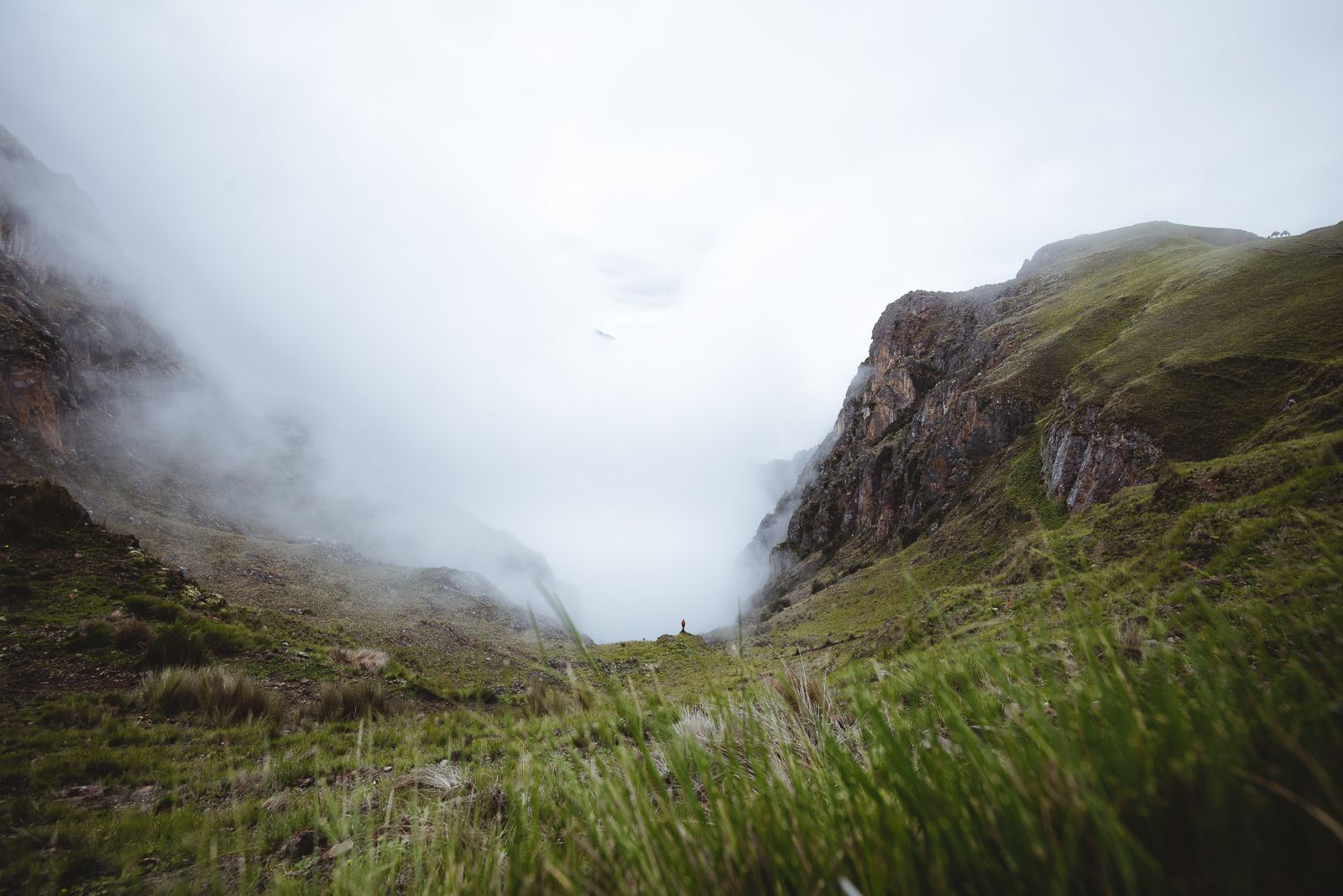 Mountain Pass near Inka Quarry, Peru