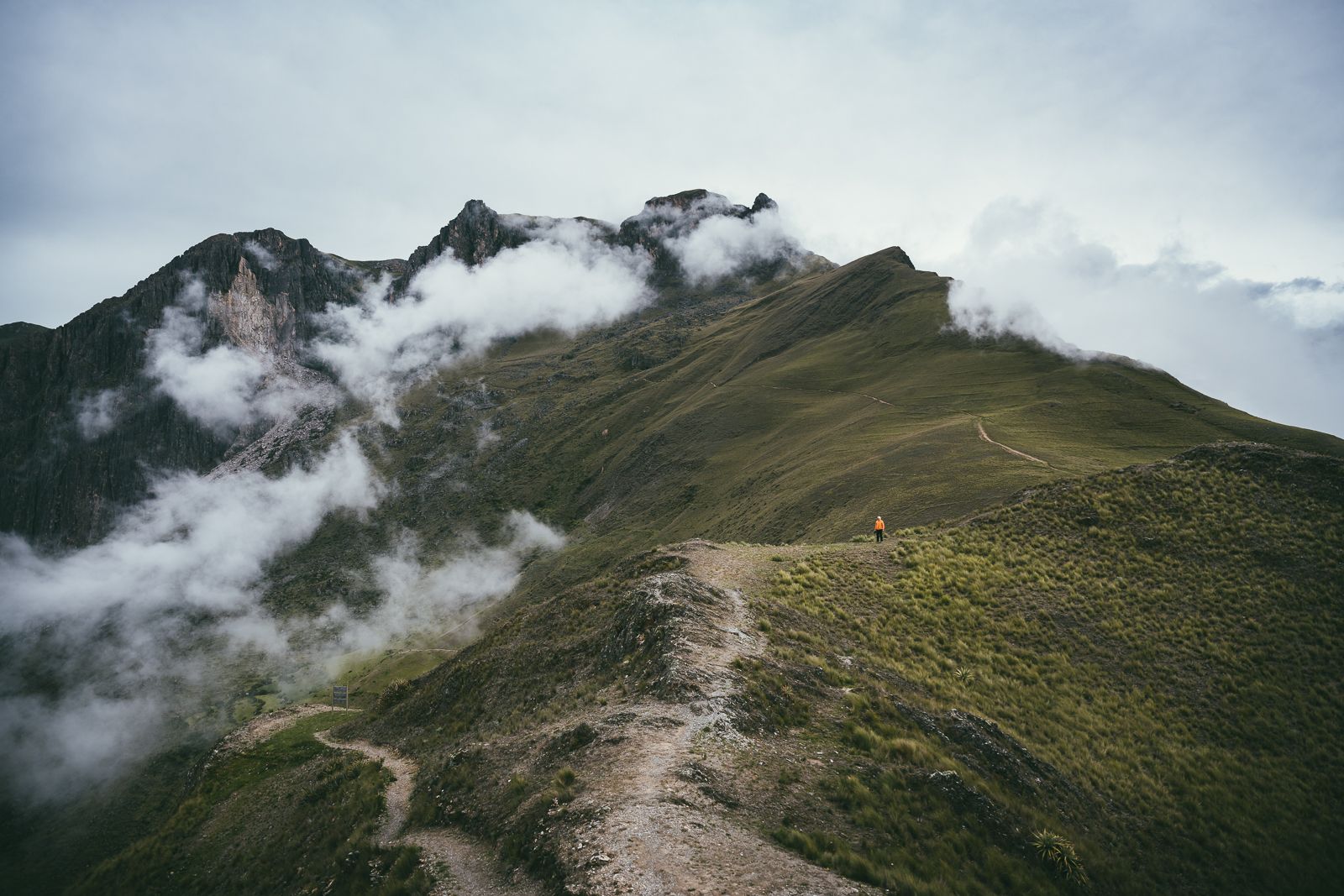 Mountain view near Inti Punku, Cusco Region, Peru