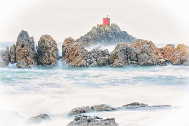 North Rock Light, Mt Maunganui, Tauranga, North Island