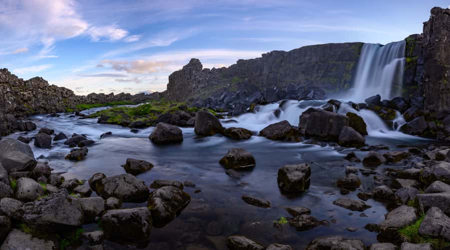 Öxararfoss Waterfall