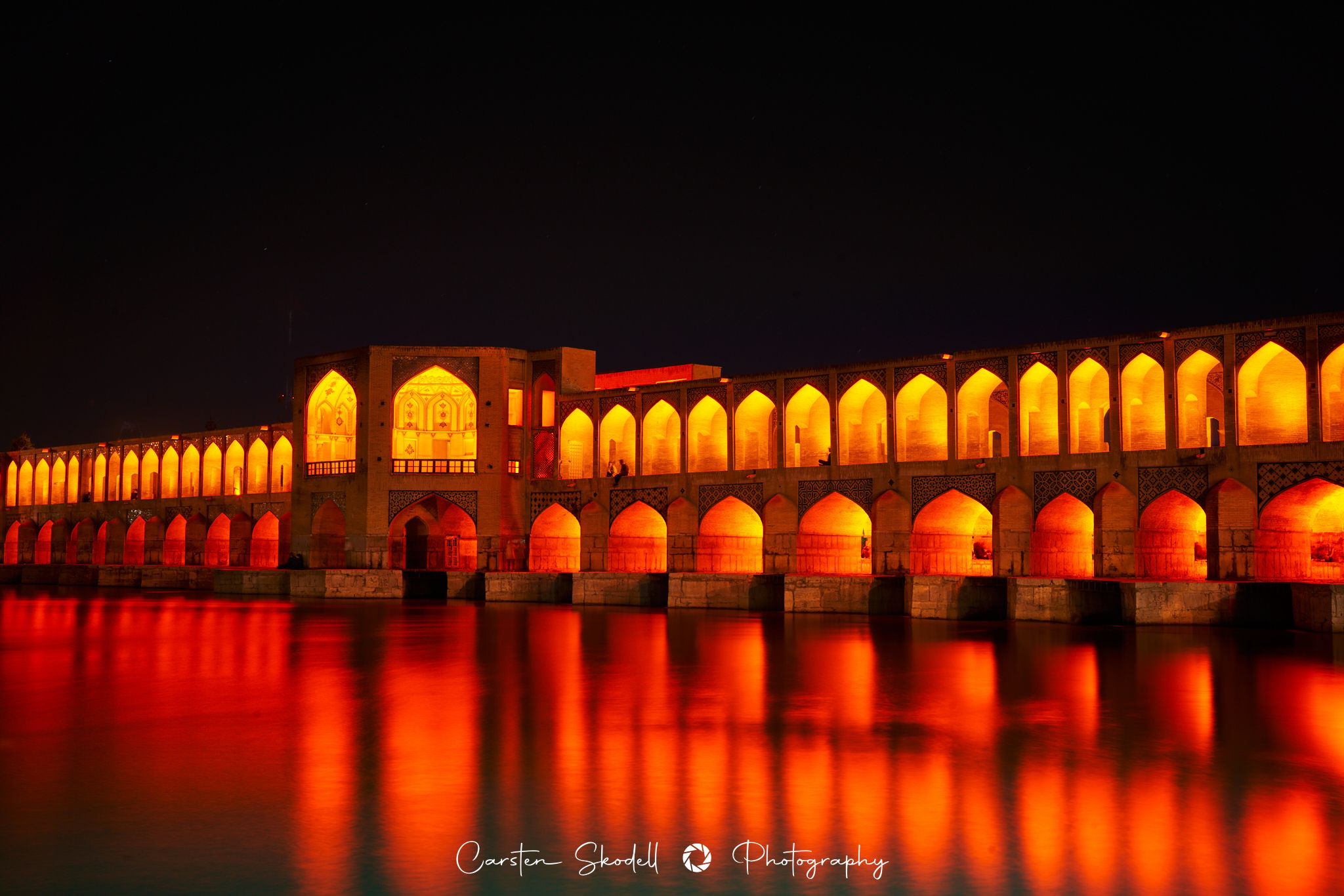 Pol-e Chādschu Bridge in Isfahan, Iran, Iran