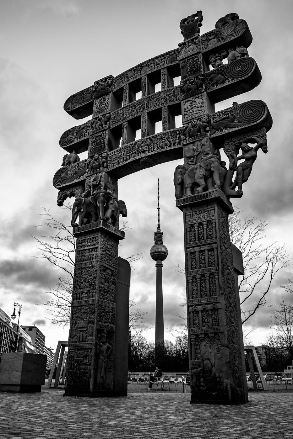 Replik des Sanchi-Tors, Museumsinsel, Berlin, Germany