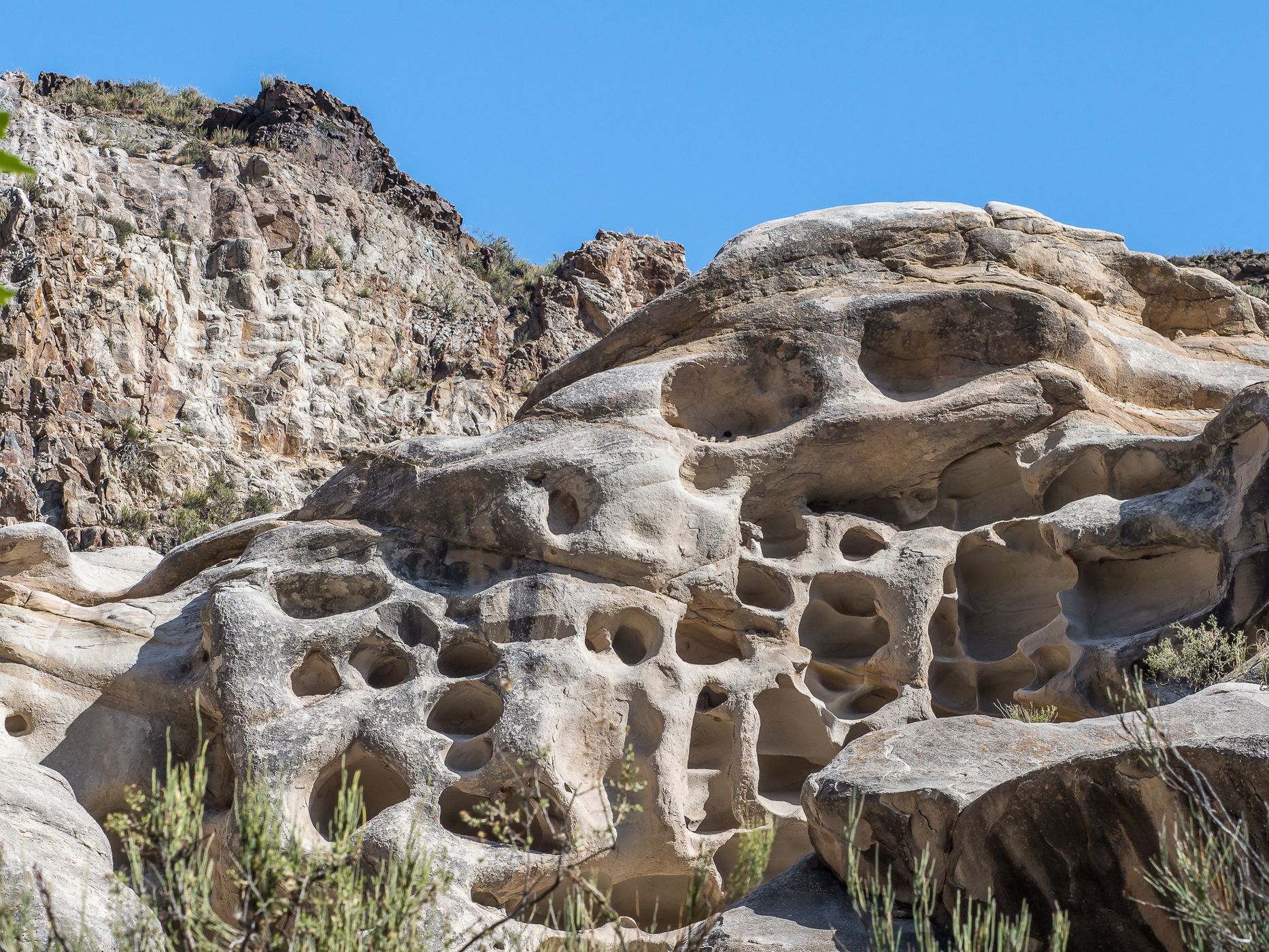 Rockface near Hydroelectric Plant Nihuil 1, Argentina