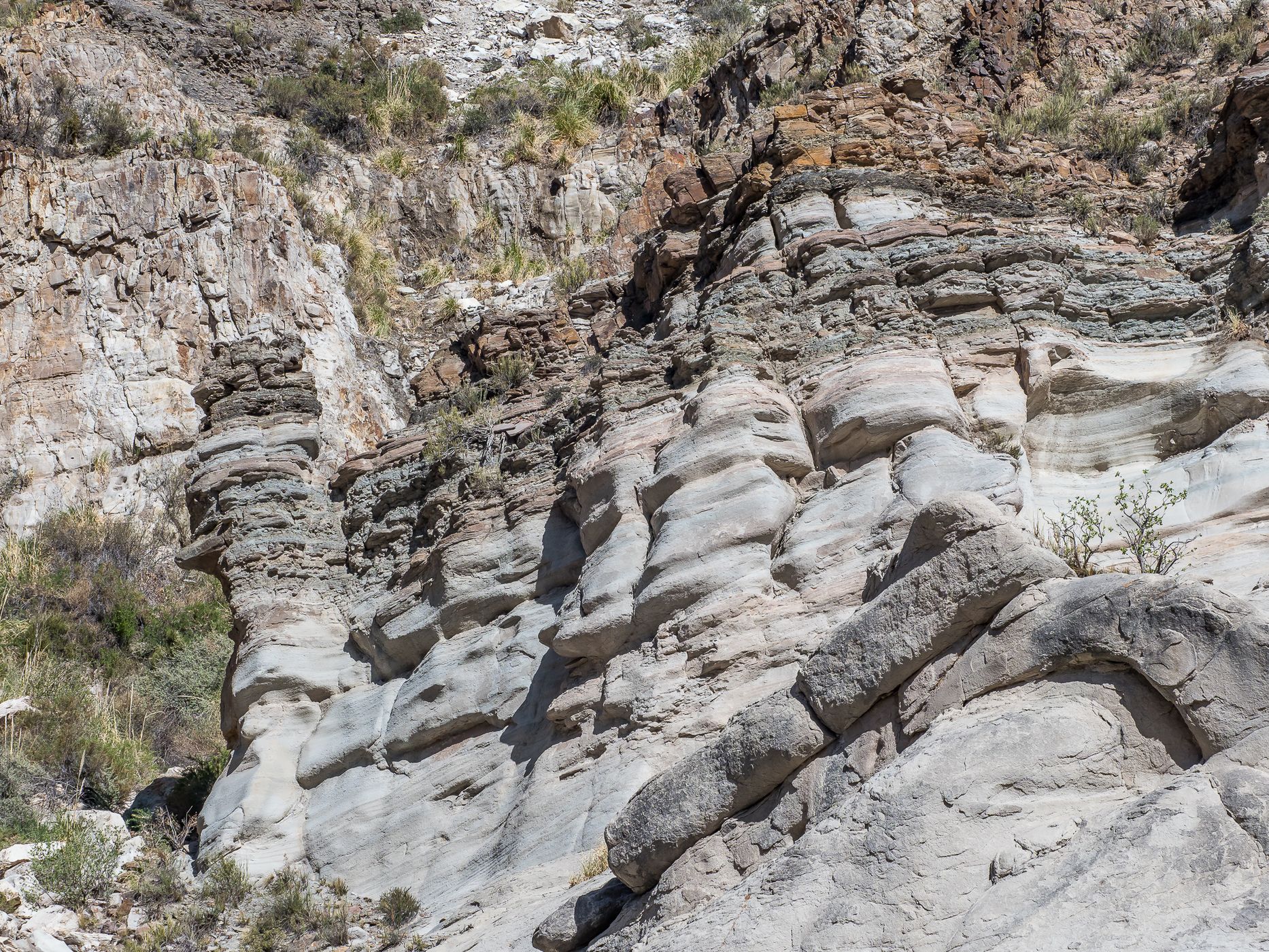 Rockface near Hydroelectric Plant Nihuil 1, Argentina
