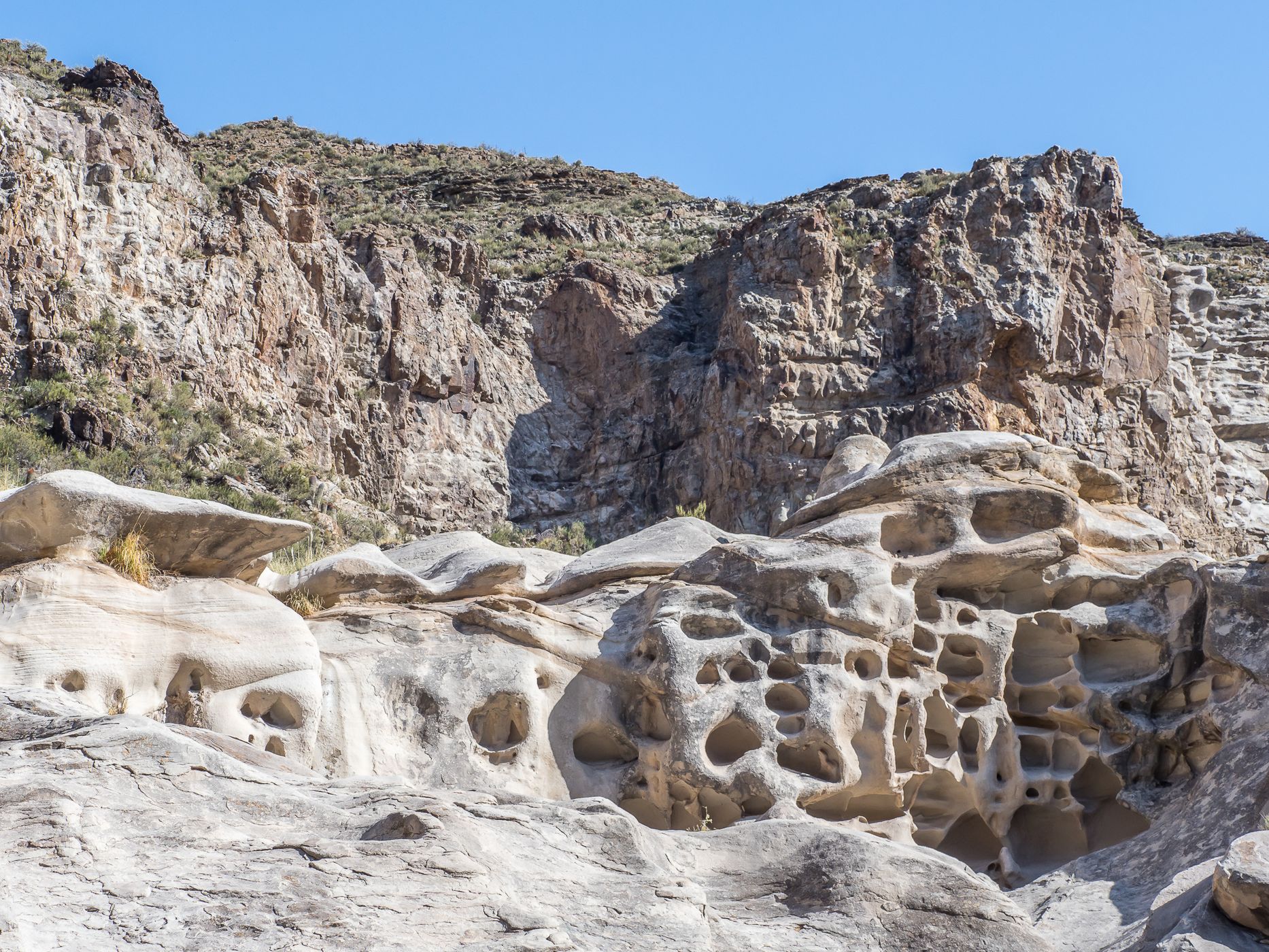 Rockface near Hydroelectric Plant Nihuil 1, Argentina