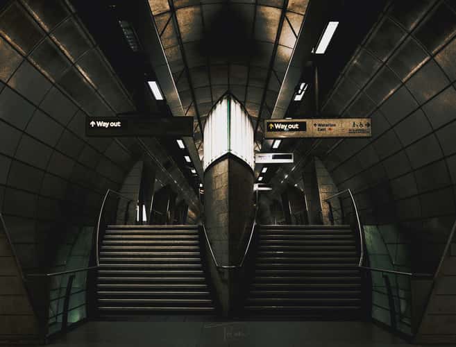 Southwark Underground Station, London