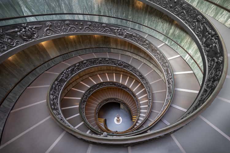 Spiral Staircase at Vatican Museum, Rome