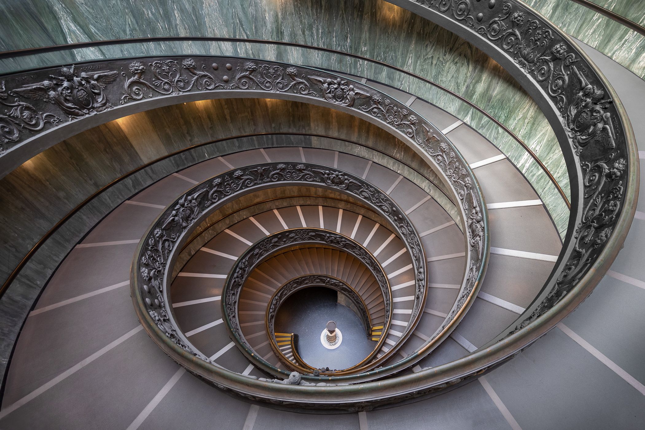 Spiral Staircase at Vatican Museum, Rome, Italy