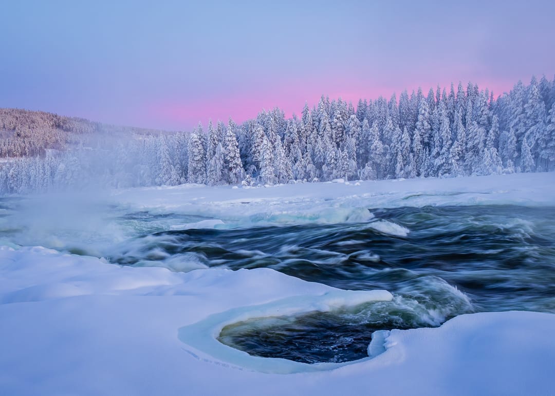 Storforsen pite river, Norrbotten, Sweden