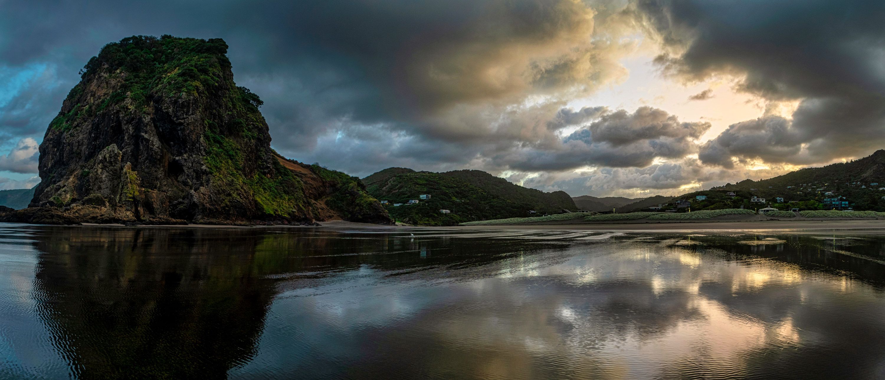 Sunrise Lion Rock, Piha, North island, New Zealand