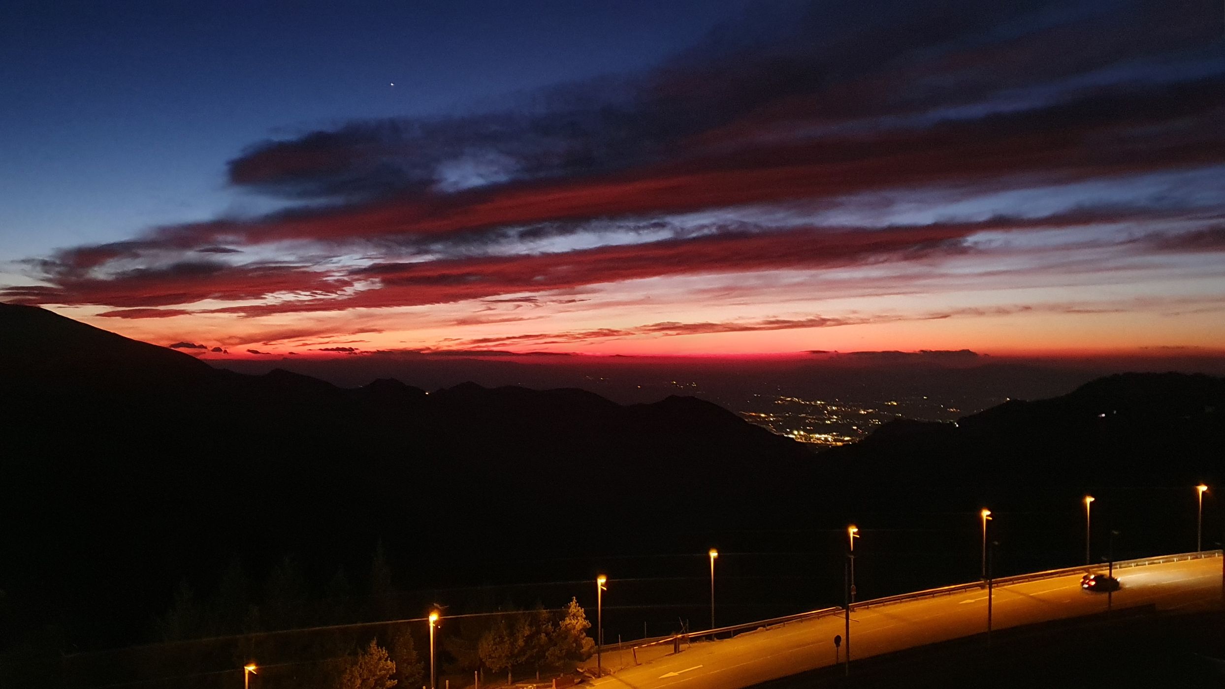 Sunset at Sierra Nevada, Spain