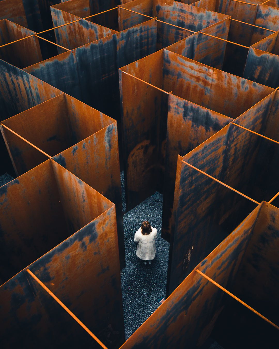 Surrounded by walls, C-Mine, Belgium