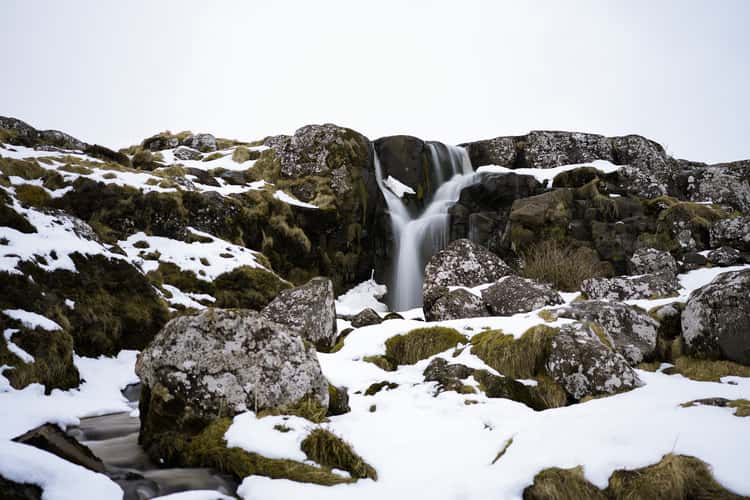 Svartafoss Waterfall