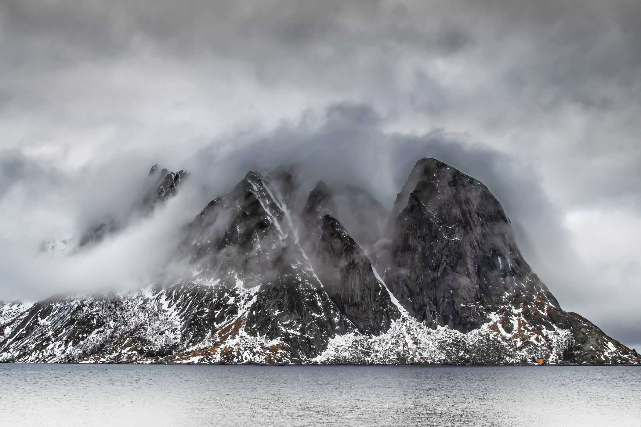 The Orange House, Hamnøy, Lofoten, Norway