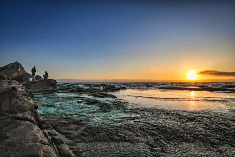 The sunrise North Curl Curl headland, Sydney, NSW