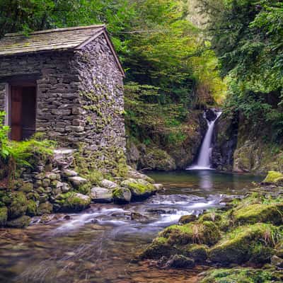THE WATERFALL AT RYDAL HALL, United Kingdom