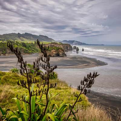 Three Sisters Lookout, Tongaporutu, North Island, New Zealand