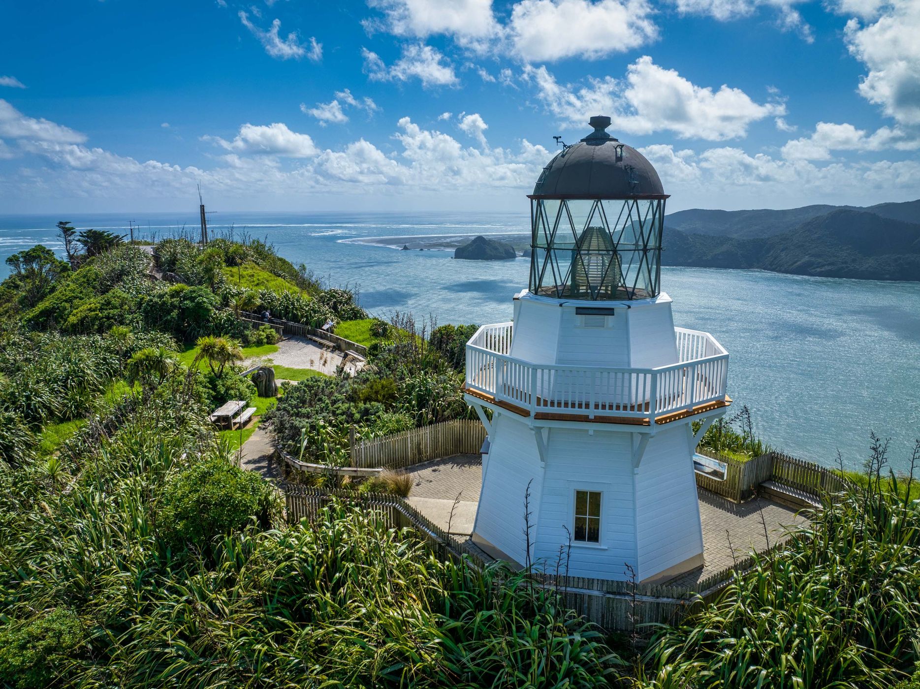 towards the heads, Manukau Heads Lighthouse, North Island, New Zealand
