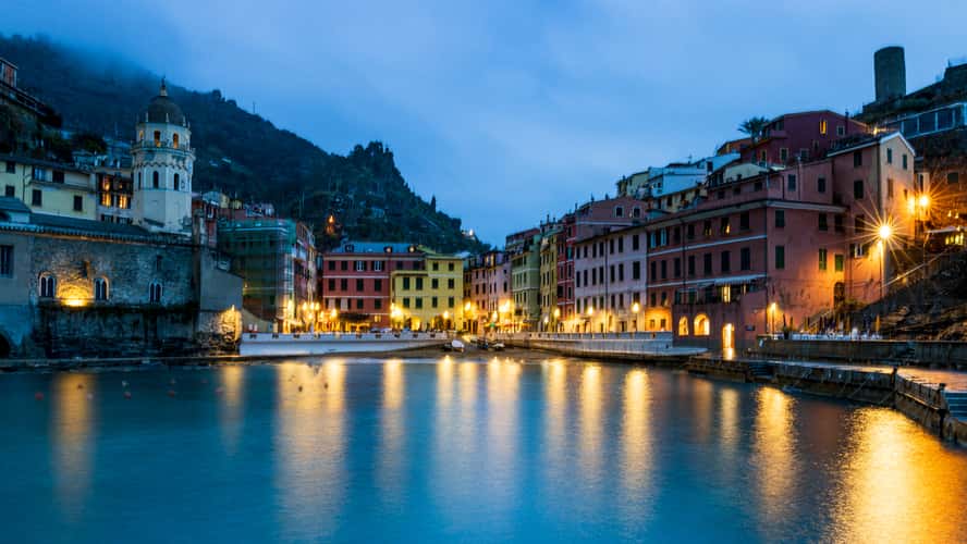 Vernazza Harbour  from the Jetty
