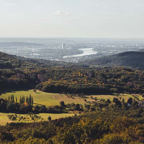View over Bonn from Ölberg, Siebengebirge