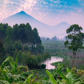 Volcano view, Uganda