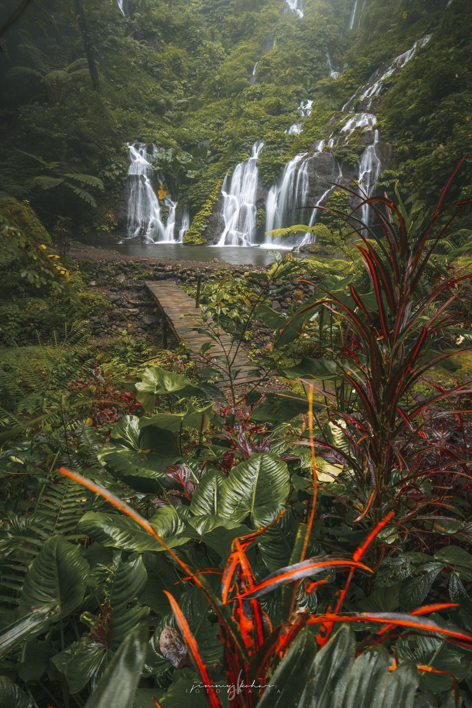 Wanagiri Pucak Manik Waterfall, Indonesia