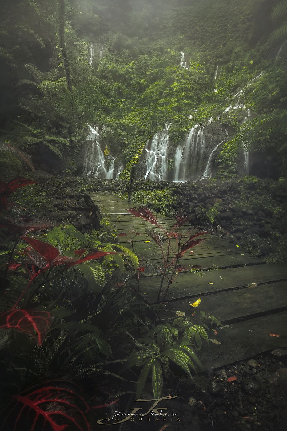 Wanagiri Pucak Manik Waterfall, Indonesia