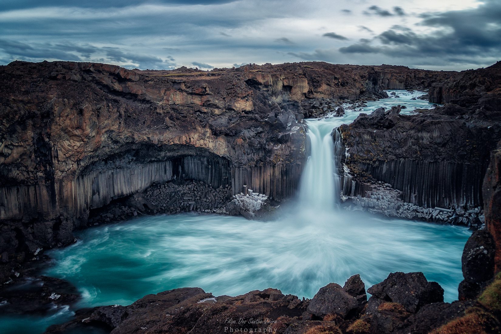 Aldeyjarfoss Waterfall, Iceland