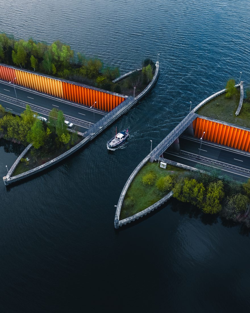 Aquaduct Veluwemeer, Netherlands