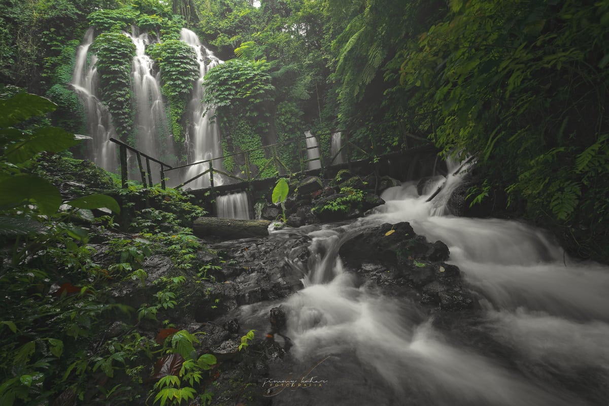 Banyu Wana Amertha Waterfall, Indonesia