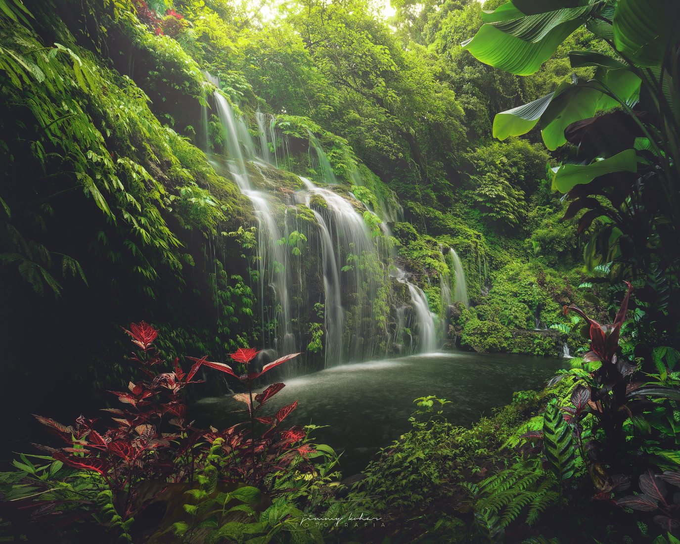 Banyu Wana Amertha Waterfall, Indonesia