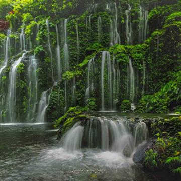 Banyu Wana Amertha Waterfall, Indonesia
