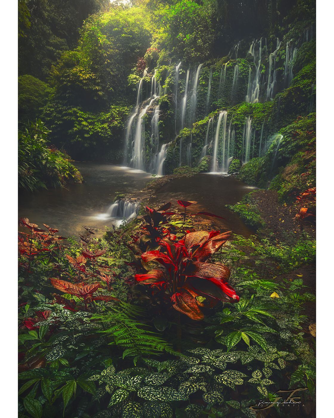 Banyu Wana Amertha Waterfall, Indonesia