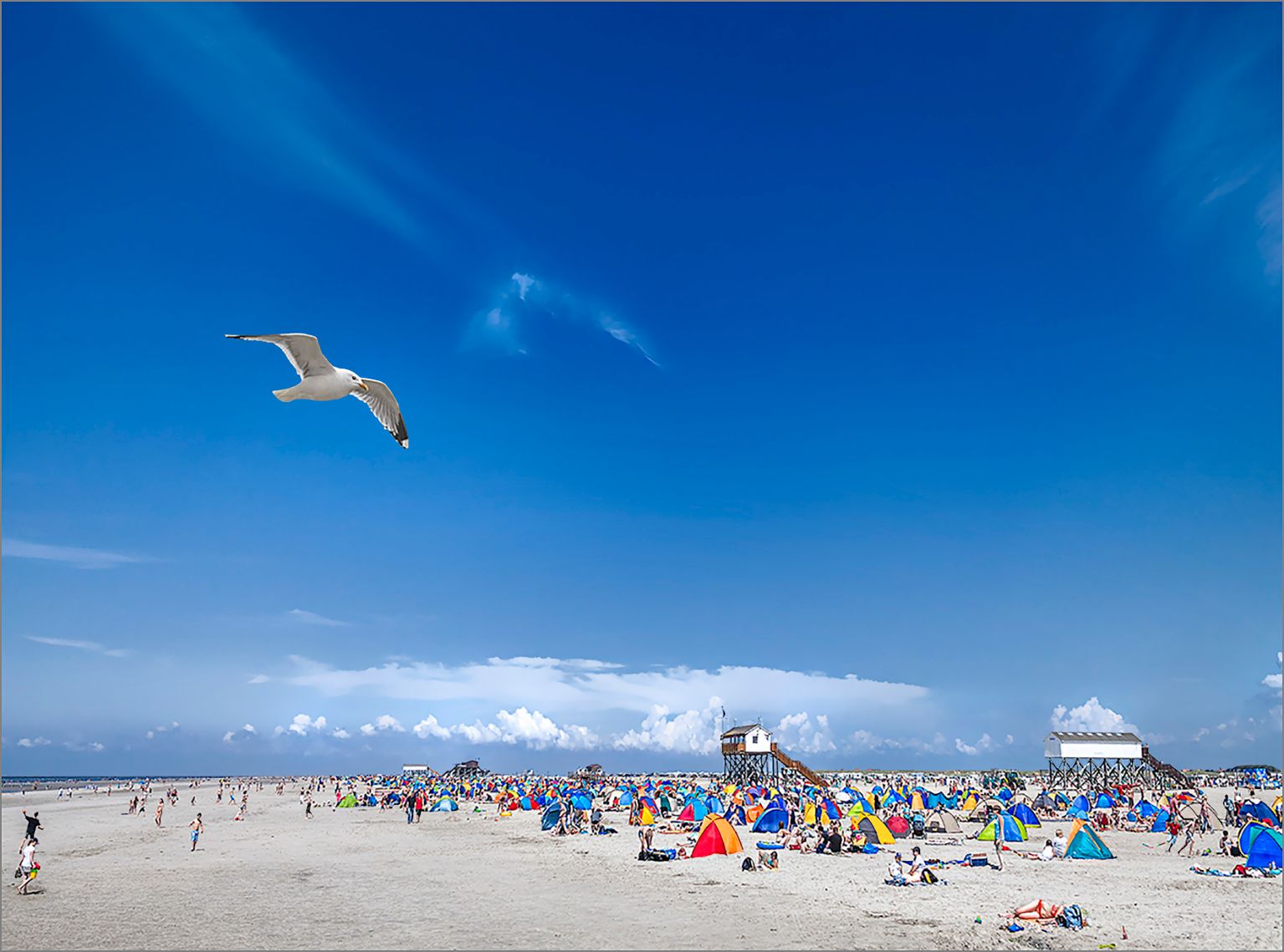 Beach in St. Peter-Ording, Germany